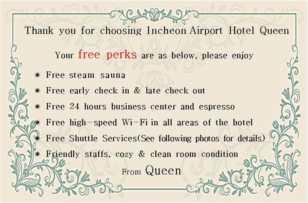 Incheon Airport Hotel Queen Amenities photo